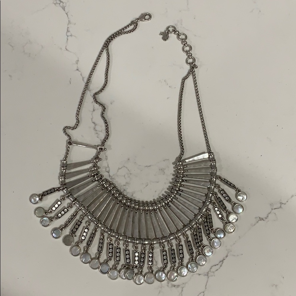 Lucky Brand silver statement piece